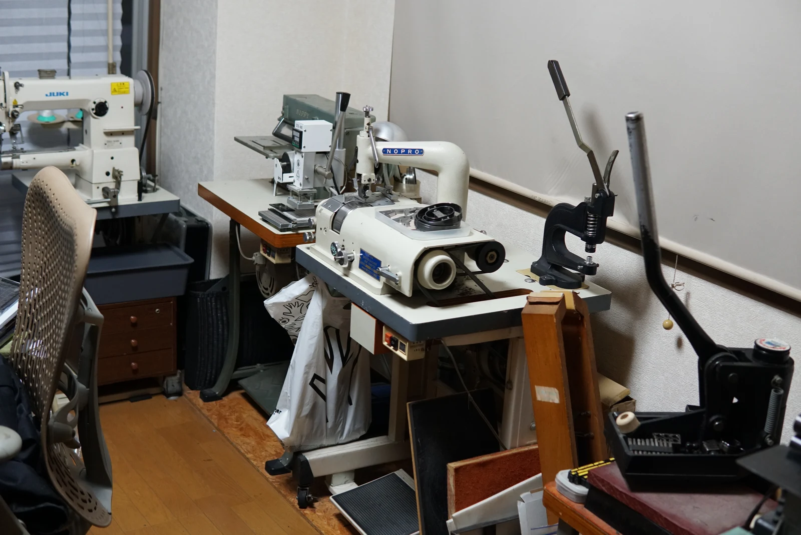 私の工房の製作機材